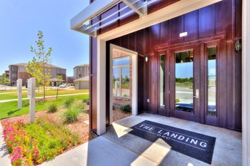Leasing office door - Photo Gallery 3