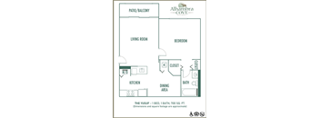 1 BED 1 BATH - THE YUSUF - ALHAMBRA COVE