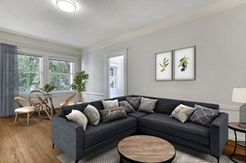Furnished living room 1425 Harrison living room - Photo Gallery 4
