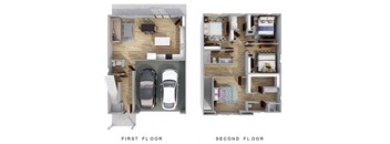 "Poplar" floor plan available at Aspen Vista at Anchor Pointe | Reno, NV