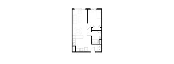 one bedroom floor plan 
