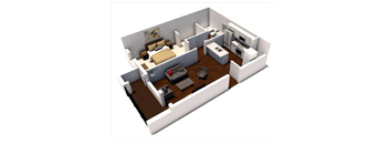 1x1 floor plan 668 square feet