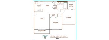 2 BED 1 BATH - HISPANOLA - DORAL TERRACE