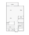 Studio floorplan