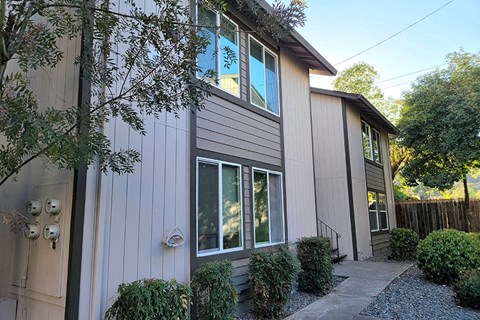 Community exterior with lush landscaping