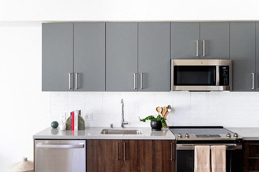 The Mansion built in microwave over stove