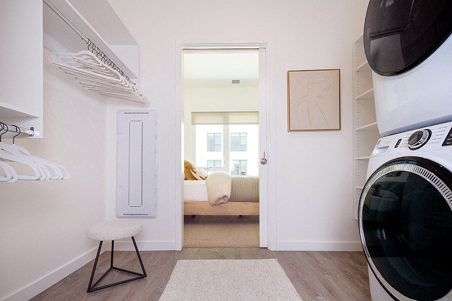 The Mansion in unit washer and dryer