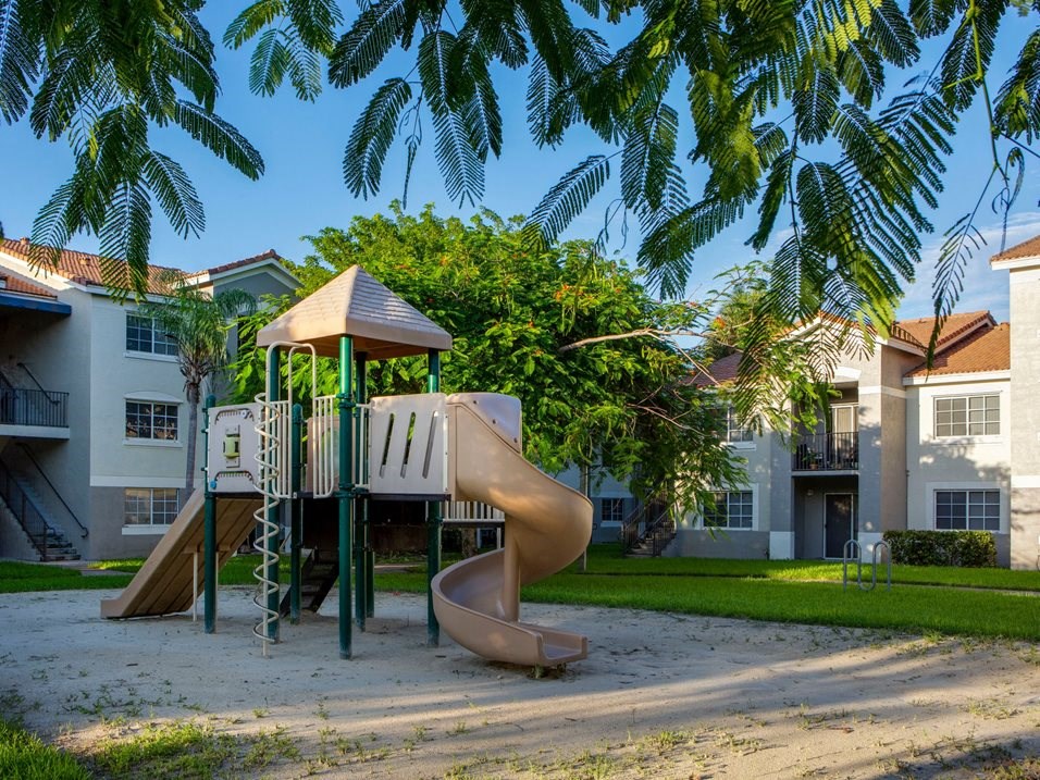 Playground near the building at Banyan Pointe, Coconut Creek, 33073