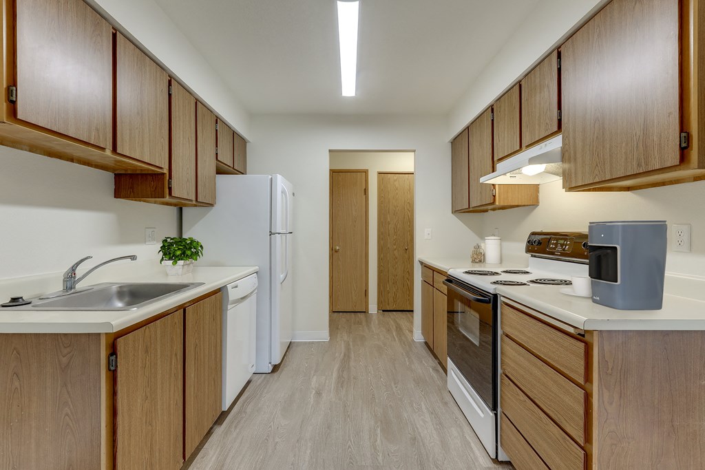 Kitchen with appliances at TOWNSHIP SHERWOOD, Sherwood, Oregon