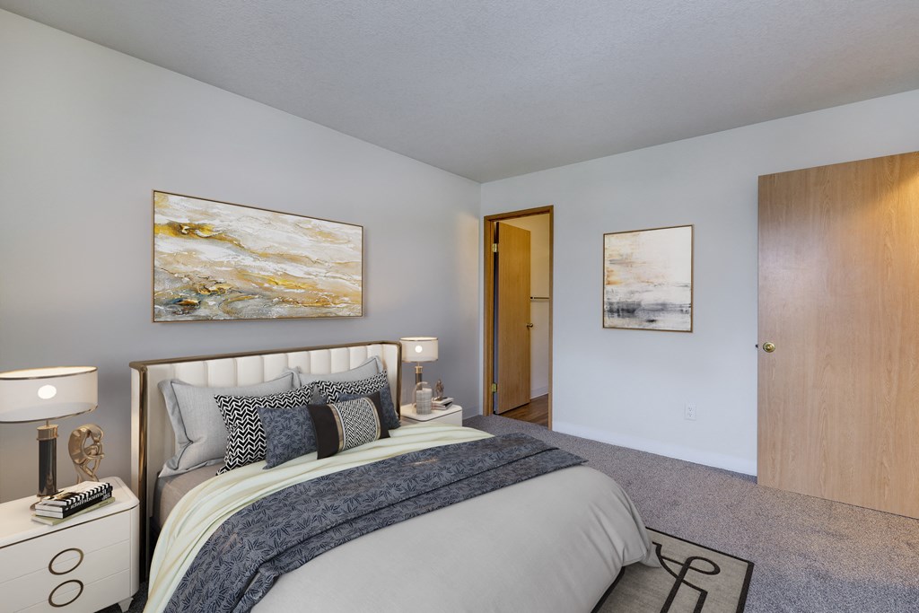 Bedroom area at TOWNSHIP SHERWOOD, Sherwood, OR