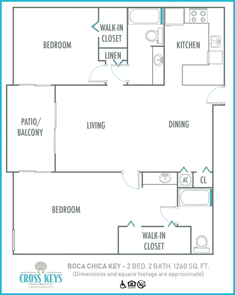 2 bed 2 bath A at Cross Keys, North Lauderdale, Florida