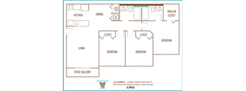 3 BED 2 BATH - ALHAMBRA - DORAL TERRACE