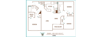 3 BED 2 BATH - PICASSO - DORAL TERRACE