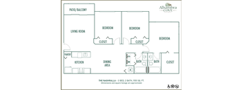 3 BED 3 BATH - THE NAGHRALLA - ALHAMBRA COVE
