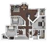 2x2C1-U-Bh floor plan