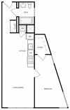 One bedroom floor plan