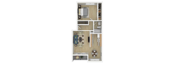 700 sq ft floor plan