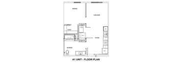 A1 Floor Plan at Traditions at Hazelwood, Portland, 97216