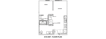 A1S Floor Plan at Traditions at Hazelwood, Portland Oregon