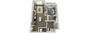 a 1 bedroom floor plan | the ridge at san antonio at Westlook, Reno