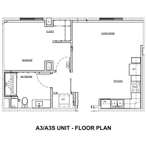A3 Floor Plan at Traditions at Hazelwood, Oregon