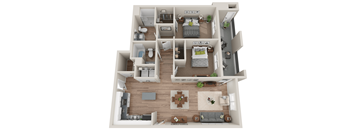 Align Floor Plan at SYNC APARTMENT HOMES, North Las Vegas, 89084