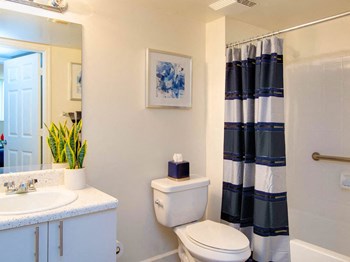 Bathroom with shower  Aqua 2800 Apartments in Oakland Park Florida - Photo Gallery 22