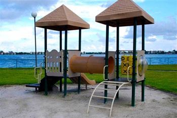 Playground near the water