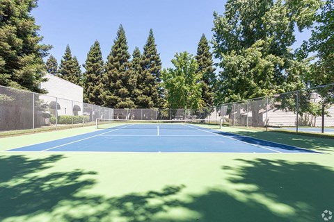 Ashford Park resident tennis court