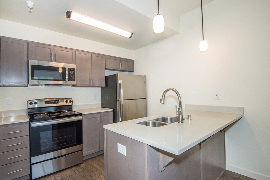 Kitchen with appliances 