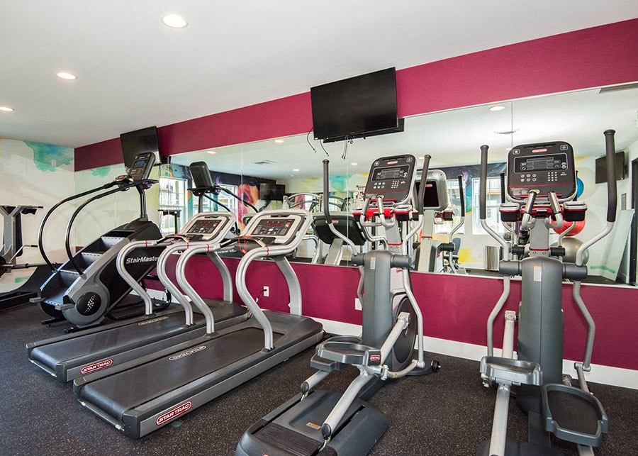 Fitness Center with workout equipment