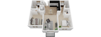 Station by Vintage Two bedroom floor plan