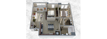 B1 Two Bedroom One Bath