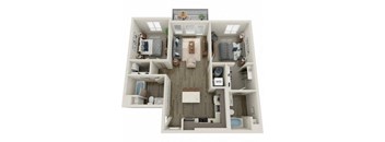 a 3d drawing of a floor plan at Westlook, Nevada, 89523