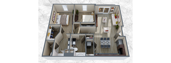 B2 Two BedroomTwo Bathroom