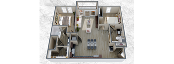 Two BedroomTwo Bathroom