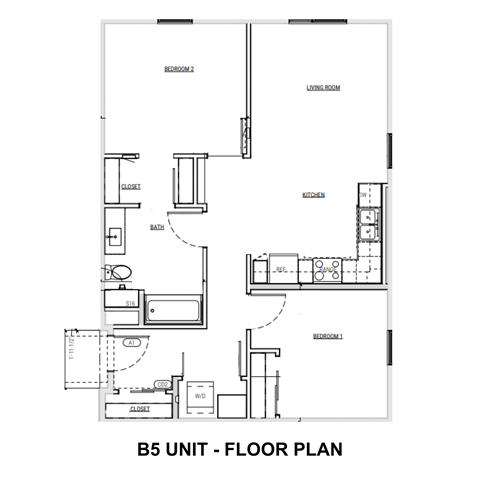 B5 Floor Plan at Traditions at Hazelwood, Oregon, 97216