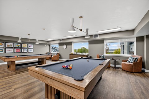 Residential Clubhouse at Vintage at Marine View Senior 55+ Apartments, Everett, 98201