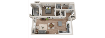 Balance Floor Plan at SYNC APARTMENT HOMES, Nevada, 89084