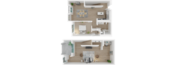 The Bazille floor plan at 1801 L | Sacramento, CA 95811