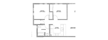 2 Bedroom 2 Bathroom Floor Plan at Bridge Meadows Beaverton 55+, Beaverton, OR 97005
