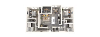 2 bed 2 bath A at THE GALLERYAPARTMENT HOMES, Las Vegas, NV, 89178