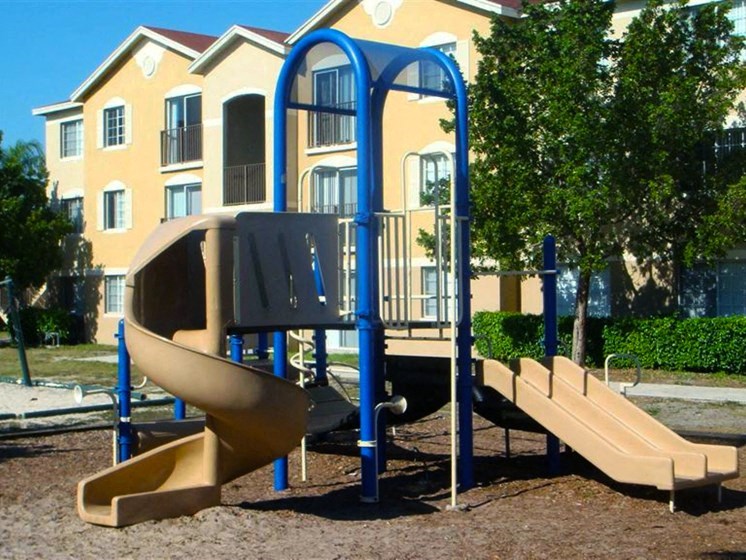 Playground near the building