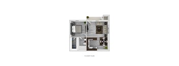 Bolt Floor Plan at Zoom Apartments, Las Vegas, NV, 89103