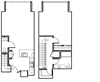 one bedroom with den floor plan