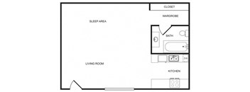 Studio Floor Plan 