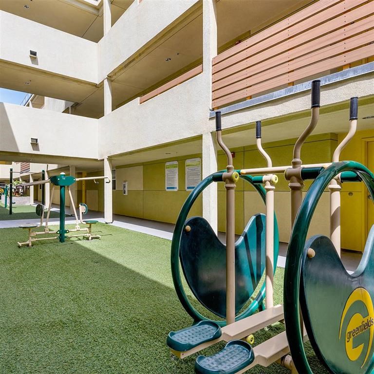 Outside workout equipment 