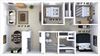 Three bedroom floor plan