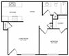 One bedroom floor plan
