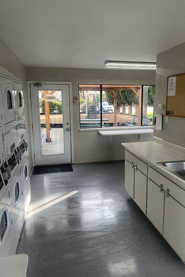 card operated laundry facility